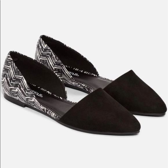 NIB JustFab Maya Zebra Flats Sz8 - Picture 4 of 6